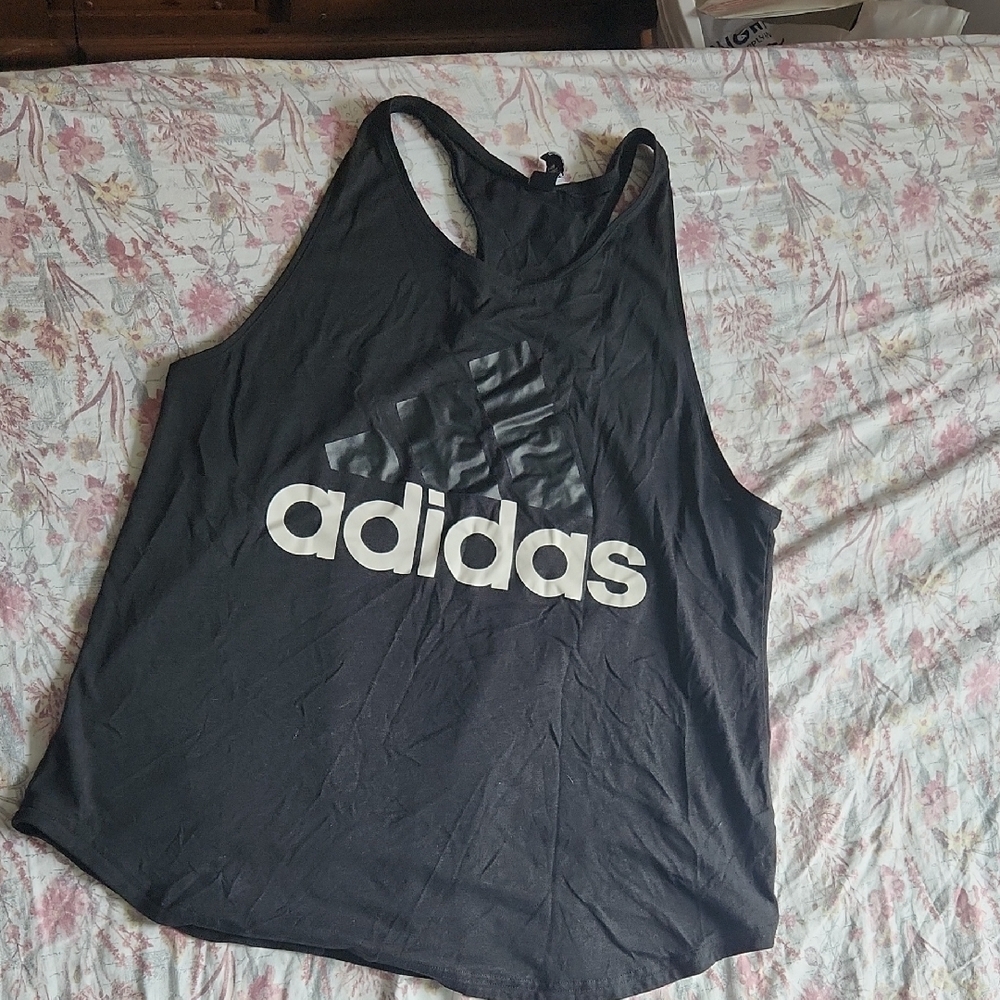 adidas Black Tank Top